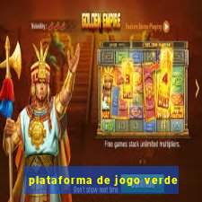 plataforma de jogo verde